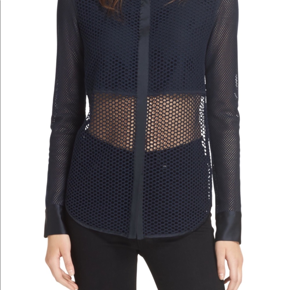 rag & bone women’s navy Luna Button Down Sz. M